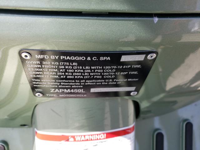 2017 VESPA GTS 300 SU ZAPM459L0H5300652