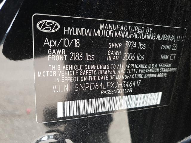 VIN 5NPEB4ACXEH831791 2014 Hyundai Sonata, Gls no.10