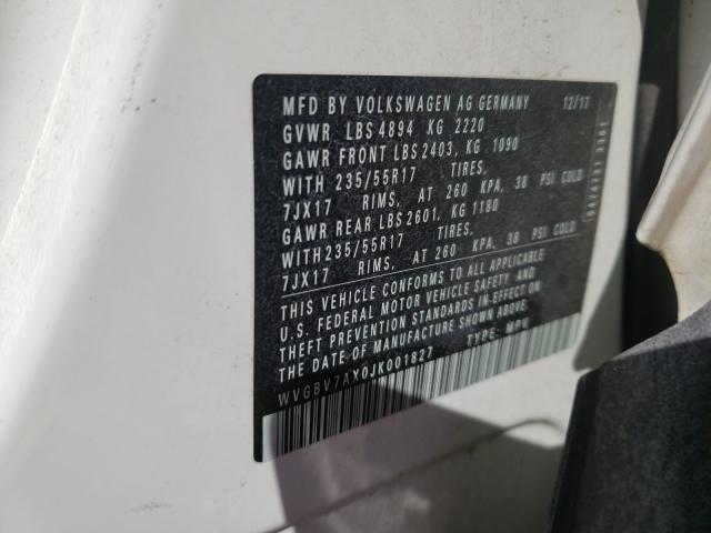 2018 VOLKSWAGEN TIGUAN LIM WVGBV7AX0JK001827