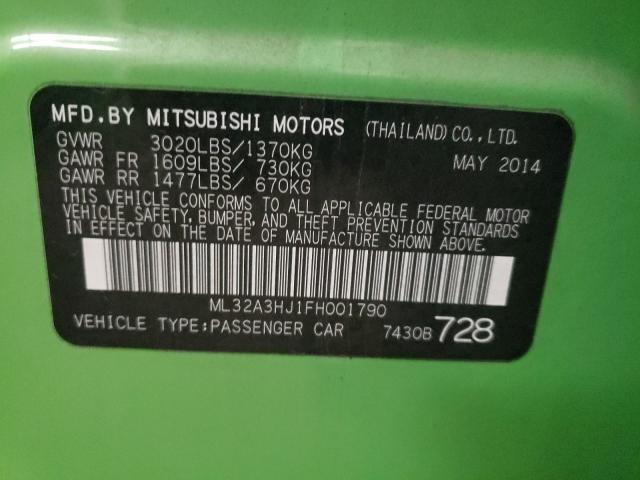 2015 MITSUBISHI MIRAGE DE ML32A3HJ1FH001790