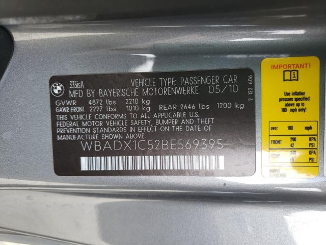 2011 BMW 335 IS WBADX1C52BE569395