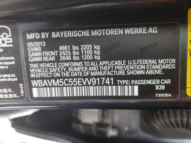 2014 BMW X1 XDRIVE3 WBAVM5C55EVV91741