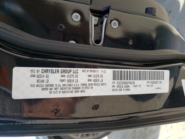 2013 CHRYSLER 300C VARVA 2C3CCADG8DH740158
