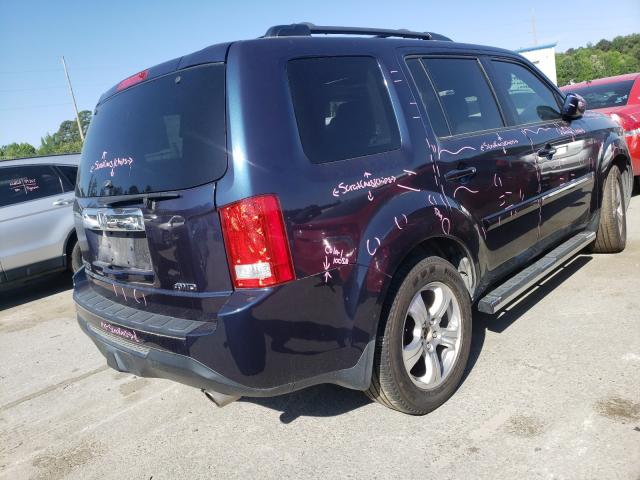 VIN 5FNYF6H57HB100551 2017 Honda Pilot, Ex-L no.4