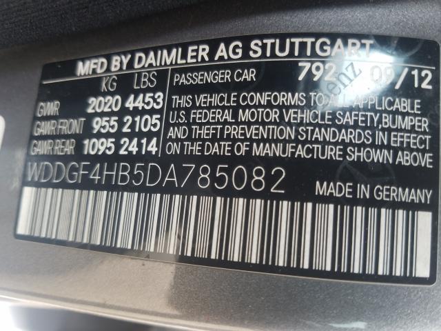 2013 MERCEDES-BENZ C 250 WDDGF4HB5DA785082