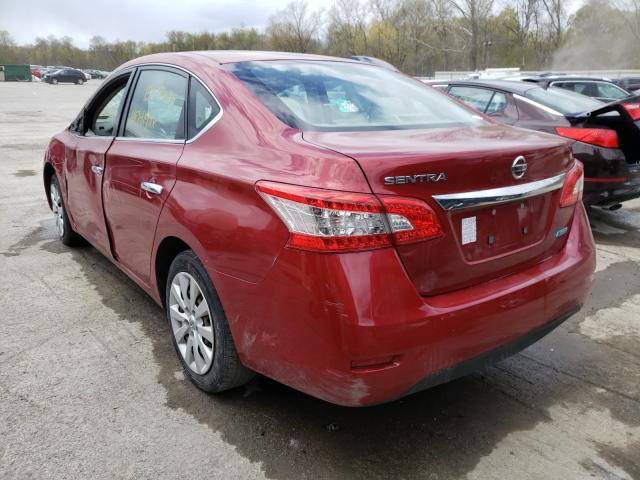 VIN JM3KE4DY4G0788638 2014 NISSAN SENTRA S no.3