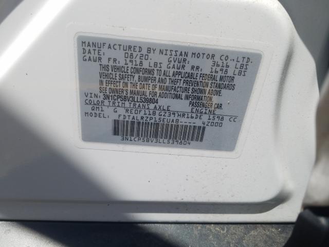 2020 NISSAN KICKS S 3N1CP5BV3LL539804