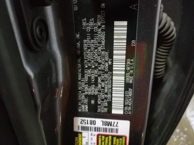 2013 TOYOTA SEQUOIA SR 5TDBY5G18DS076212