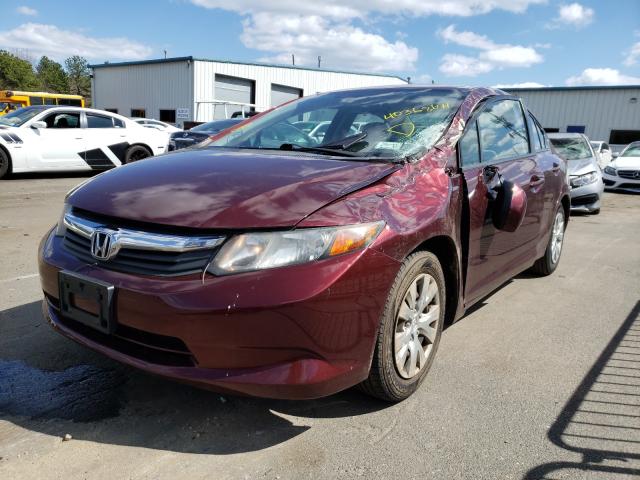 2012 HONDA CIVIC LX 19XFB2F54CE385786