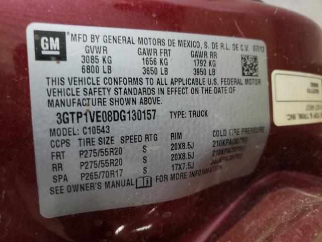 VIN 3FA6P0H76DR176201 2013 Ford Fusion, SE no.10