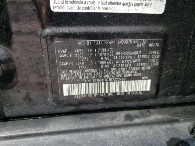 2011 SUBARU OUTBACK 3. 4S4BRDJC3B2322469