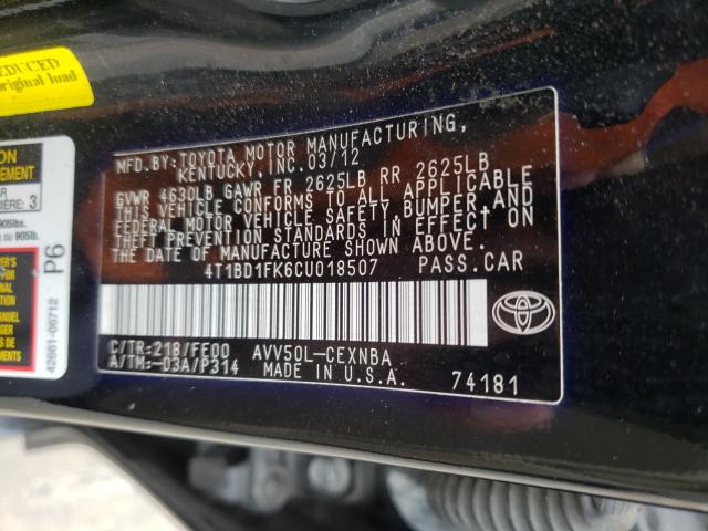 VIN 5TDJK3DC8FS097068 2015 Toyota Sienna, Le 7 Pass... no.10