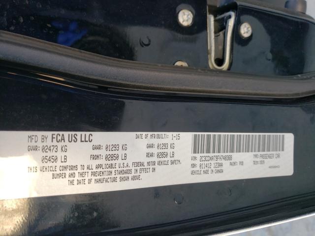 2015 DODGE CHARGER PO 2C3CDXAT9FH748368