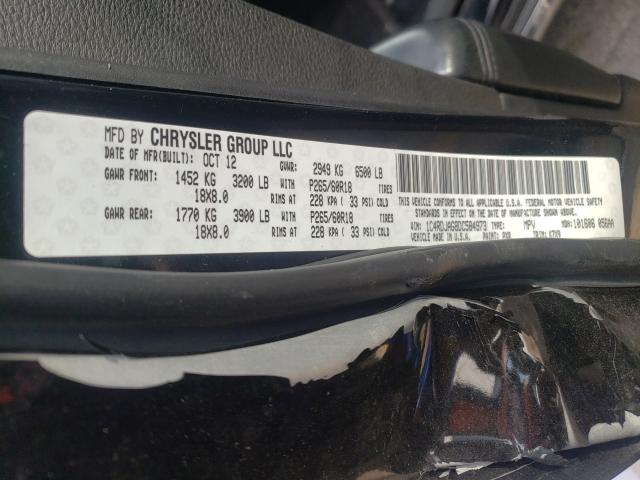 2013 DODGE DURANGO SX 1C4RDJAG8DC584973