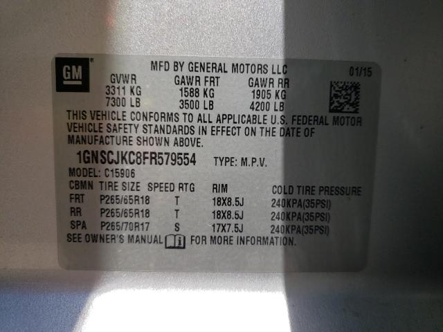 2015 CHEVROLET SUBURBAN C 1GNSCJKC8FR579554