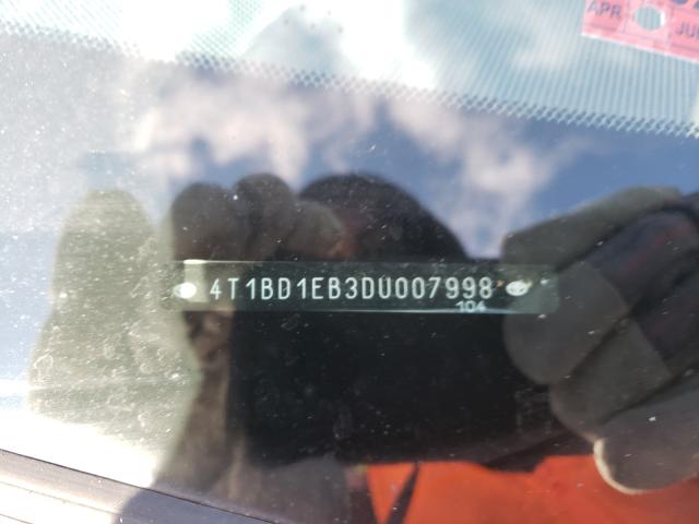 2013 TOYOTA AVALON HYB 4T1BD1EB3DU007998
