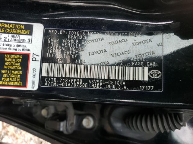 VIN KNDPC3AC1G7803093 2014 TOYOTA CAMRY L no.10