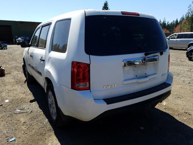 2013 HONDA PILOT LX 5FNYF4H29DB016221