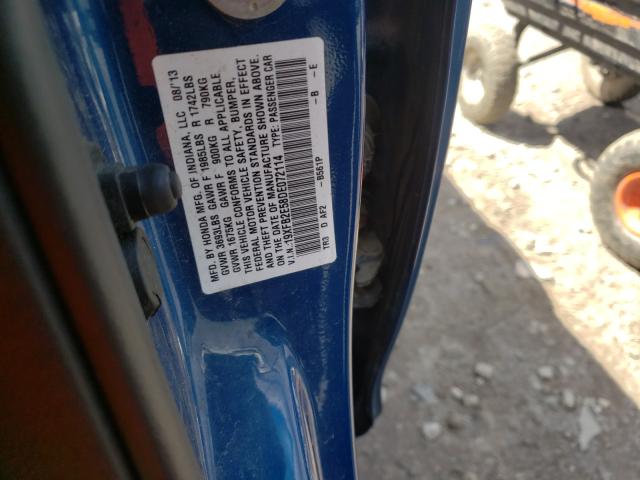 2013 HONDA CIVIC LX 19XFB2E58DE072114