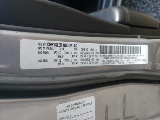 2014 DODGE DURANGO LI 1C4RDJDG7EC475322