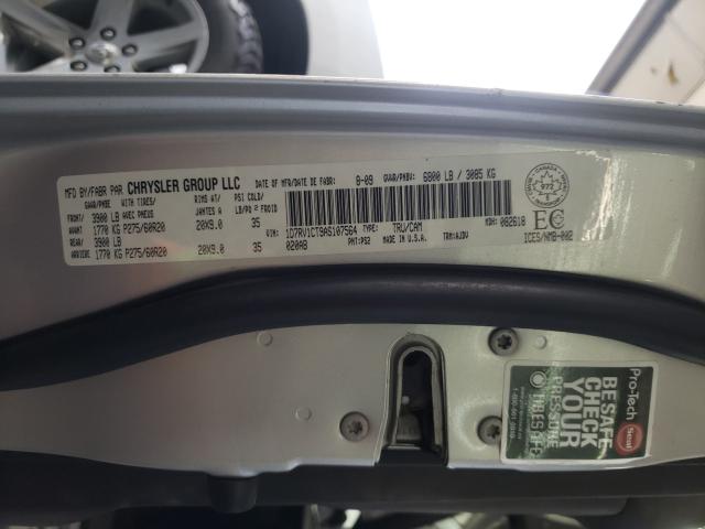 2010 DODGE RAM 1500 L 1D7RV1CT9AS107564