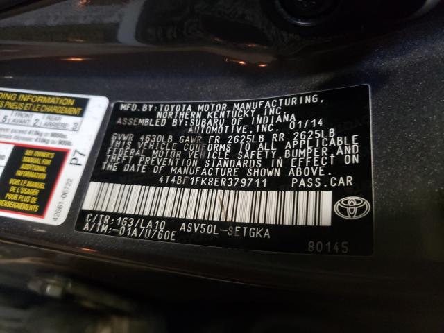 2014 TOYOTA CAMRY L 4T4BF1FK8ER379711