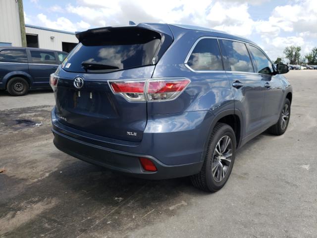 VIN KNDJ33AU6L7051447 2016 TOYOTA HIGHLANDER no.4