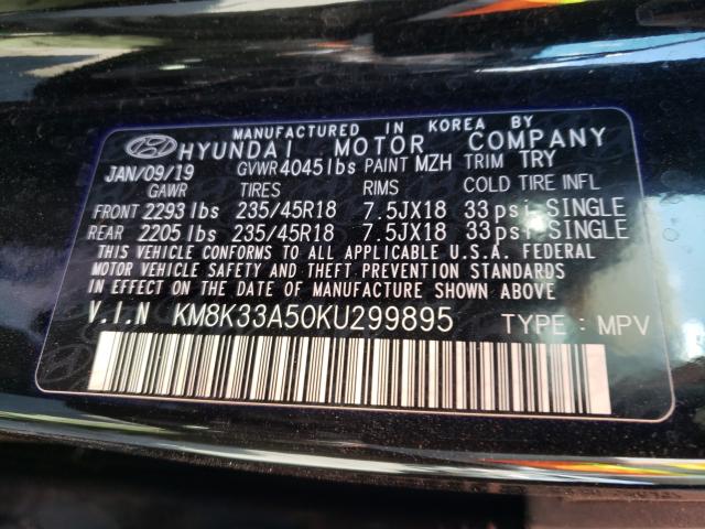 2019 HYUNDAI KONA LIMIT KM8K33A50KU299895