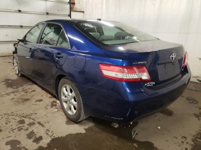 VIN 5YFEPRAE6LP015452 2011 TOYOTA CAMRY BASE no.3