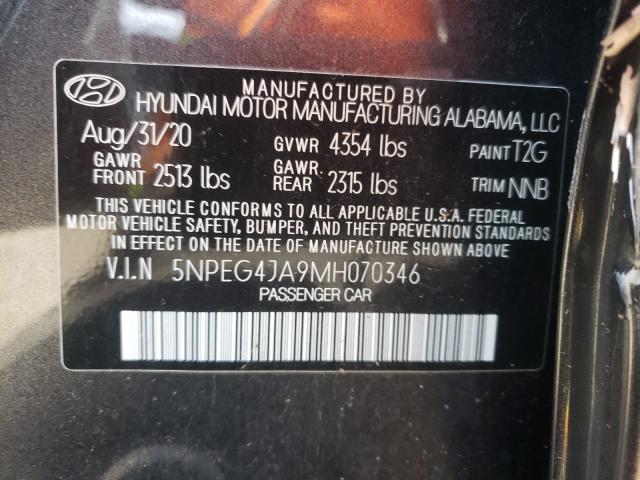 2021 HYUNDAI SONATA SE 5NPEG4JA9MH070346