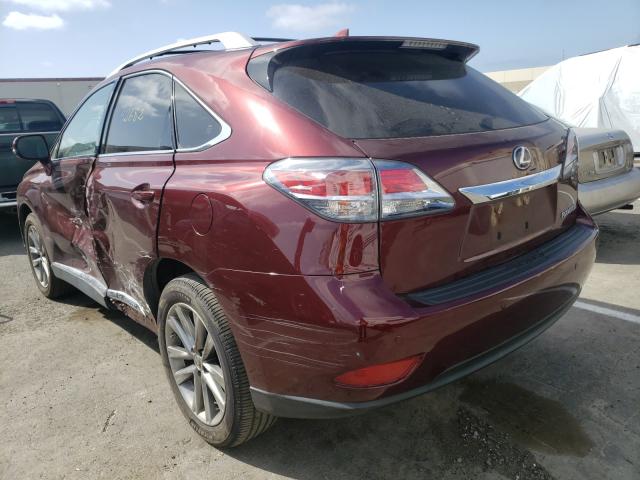 2014 LEXUS RX 450 JTJBC1BA3E2456109