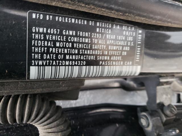 2013 VOLKSWAGEN BEETLE TUR 3VWVT7AT2DM694320