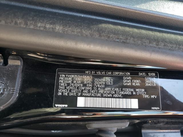 2010 VOLVO XC70 3.2 YV4982BZ6A1083675