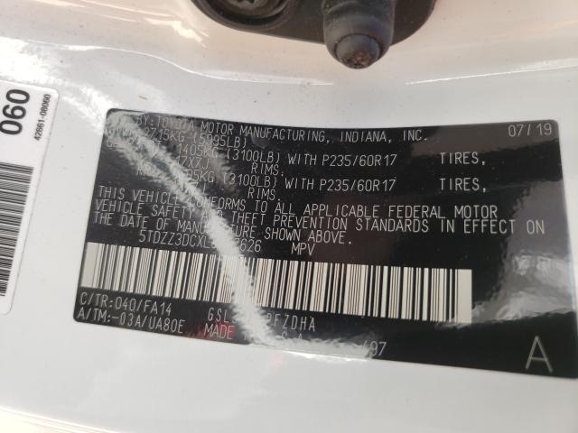 2020 TOYOTA SIENNA L 5TDZZ3DCXLS037626