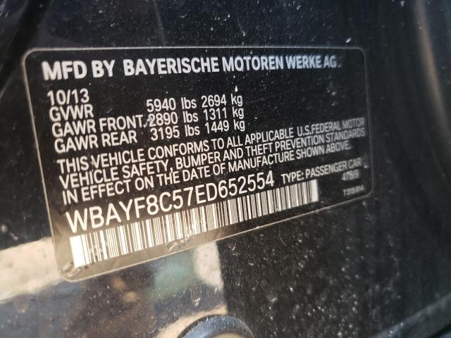 2014 BMW 750 LXI WBAYF8C57ED652554