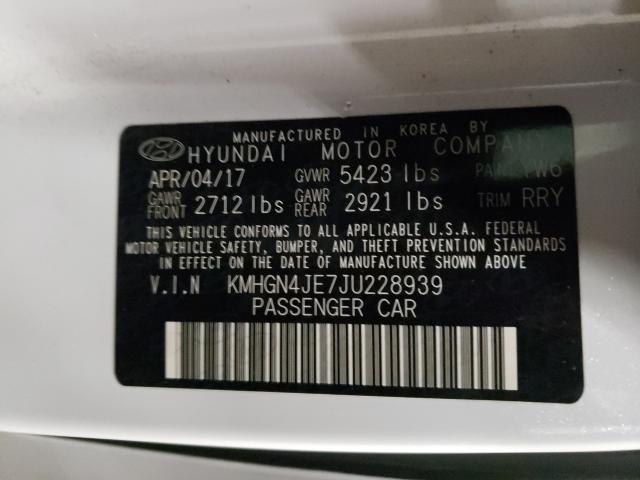 2018 HYUNDAI GENESIS KMHGN4JE7JU228939