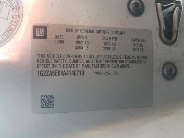 2010 PONTIAC G6 1G2ZA5E04A4140710