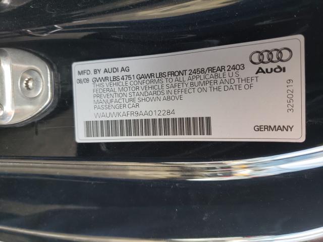 2010 AUDI A5 PRESTIG WAUWKAFR9AA012284