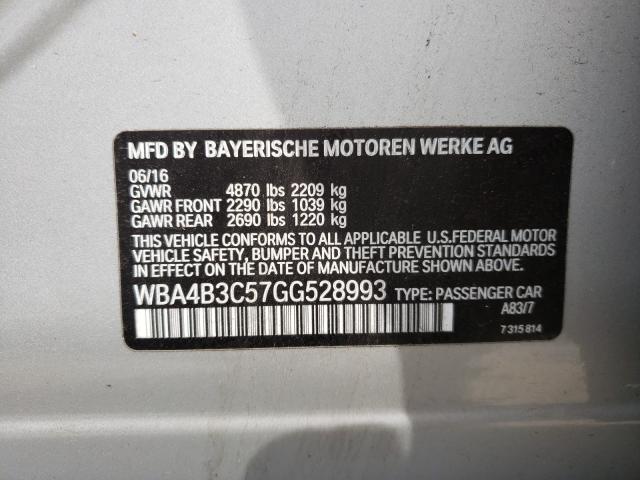 2016 BMW 435 XI GRA WBA4B3C57GG528993