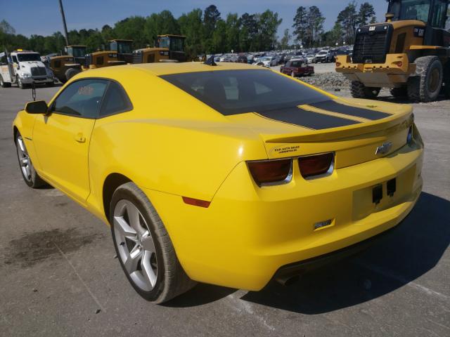 VIN 19XFL1H88NE001025 2011 CHEVROLET CAMARO LT no.3