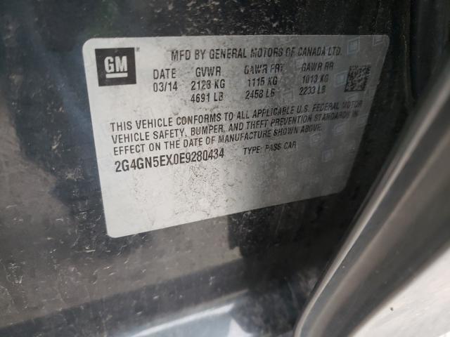 2014 BUICK REGAL PREM 2G4GN5EX0E9280434