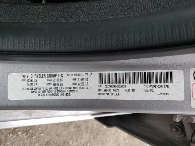 2013 CHRYSLER 200 TOURIN 1C3CCBBG6DN532120
