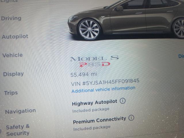 2015 TESLA MODEL S P8 5YJSA1H45FF091845