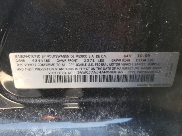 2010 VOLKSWAGEN JETTA WOLF 3VWRJ7AJ4AM048696