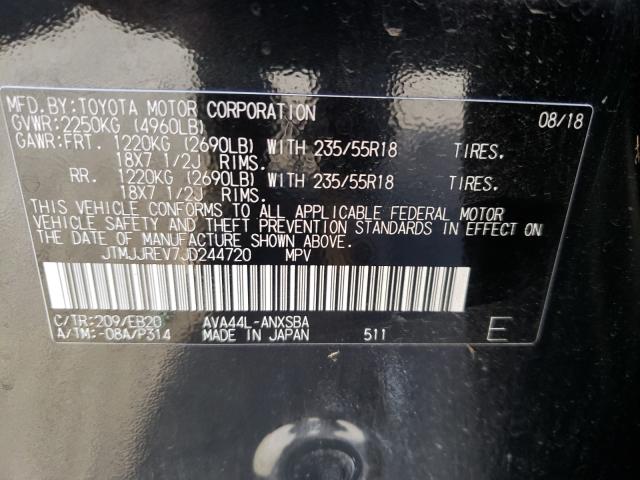 2018 TOYOTA RAV4 HV SE JTMJJREV7JD244720