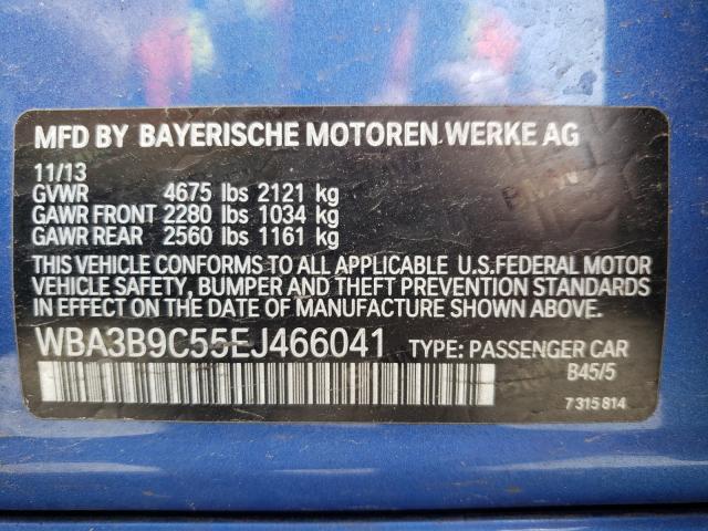 2014 BMW 335 XI WBA3B9C55EJ466041