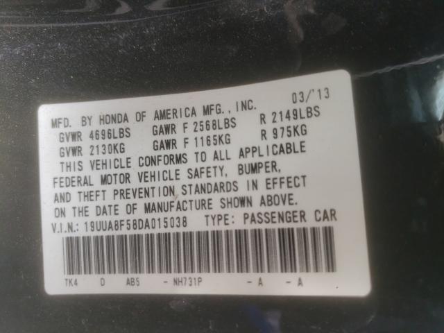 2013 ACURA TL TECH 19UUA8F58DA015038