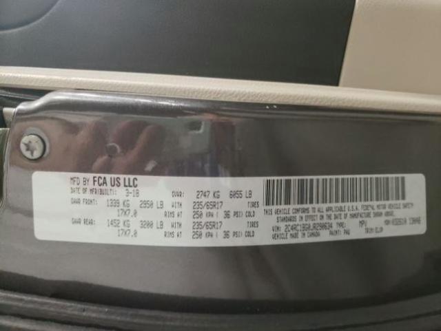 2018 CHRYSLER PACIFICA T 2C4RC1BG0JR290634