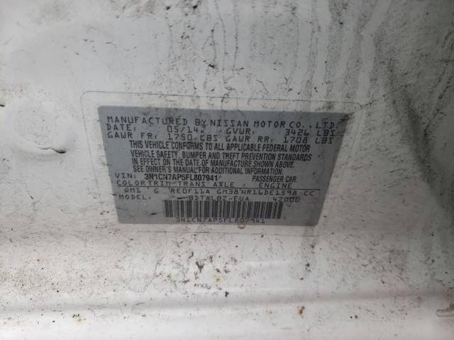 VIN 1FMCU0G79FUA23116 2015 Ford Escape, SE no.10