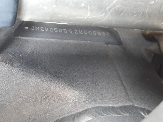 2002 HONDA CBR900 RR JH2SC50092M005682